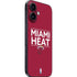 NBA Miami Heat Standard - Red iPhone 16 Plus Skin